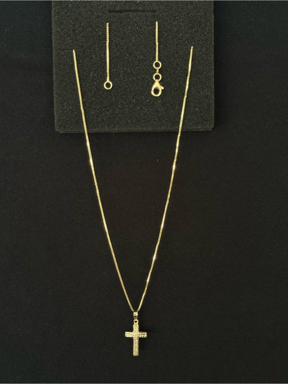 14k Gold Shimmering with Pendant Necklace for UNISEX